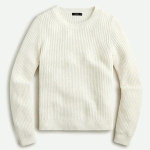 J.Crew Fisherman Cotton Cashmere Sweater Sz XXS